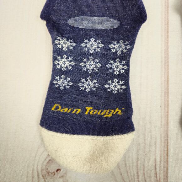 Darn Tough Kids Polar Bear Over-the-Calf Midweight Ski & Snowboard Sock Small - Picture 5 of 7